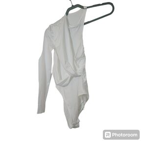 Commense Women's White Bodysuit